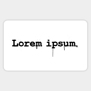 Lorem ipsum. Magnet